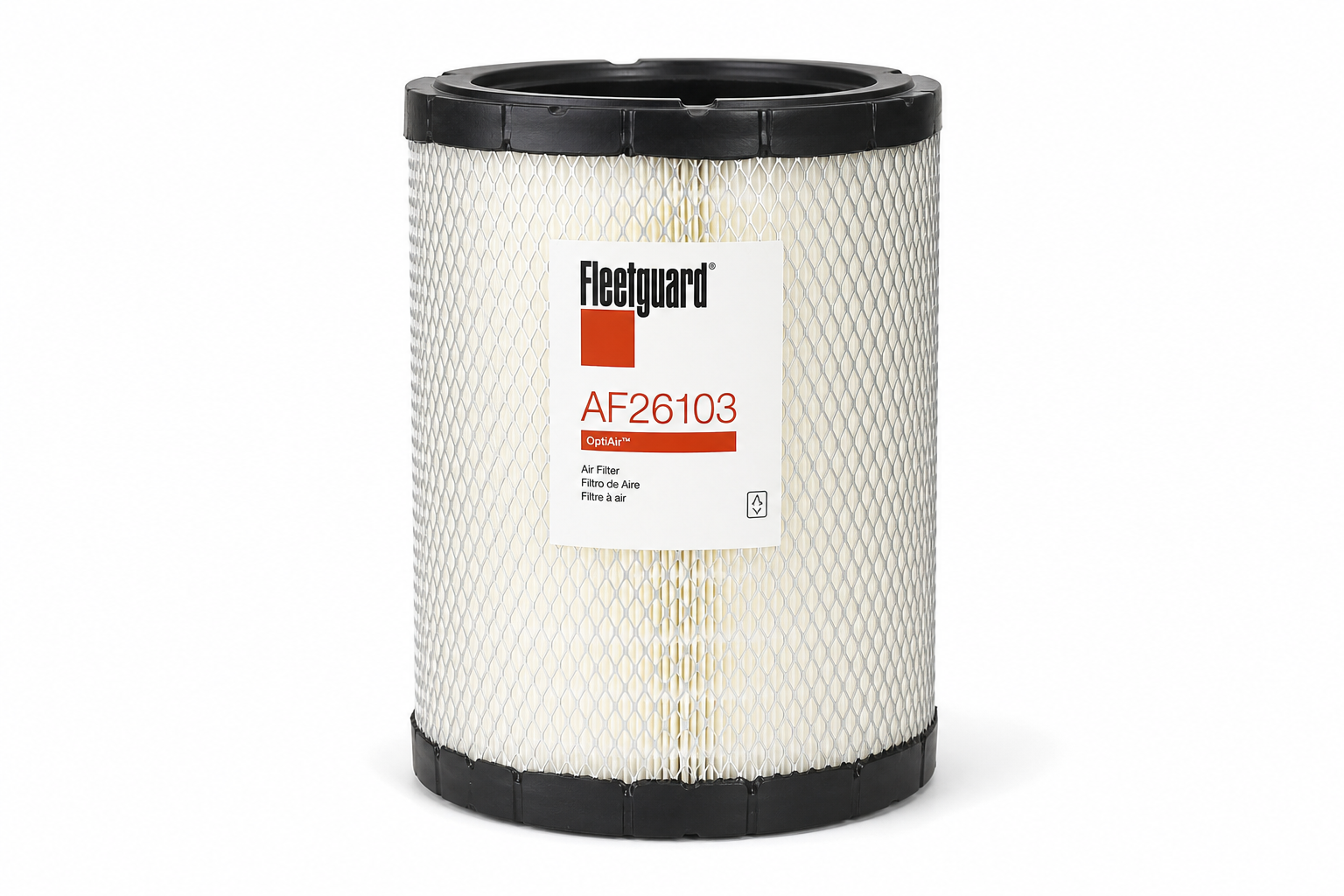 FLEETGUARD AF26103 Air Filter, Primary, OptiAir