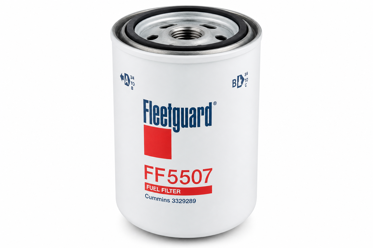 FLEETGUARD FF5507 Fuel Filter, Spin-On