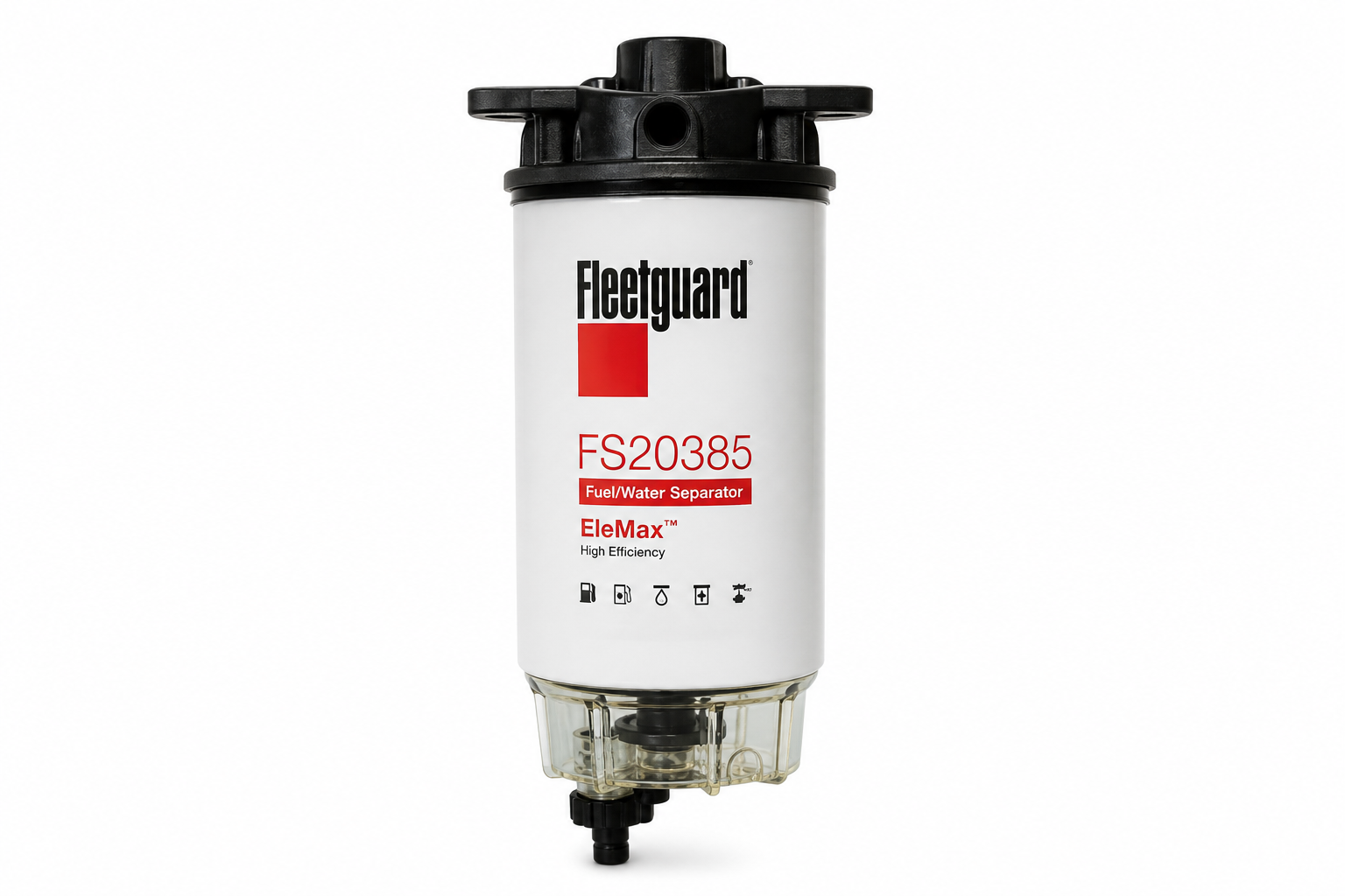 FLEETGUARD FS20385 Fuel/Water Separator, Cartridge, EleMax