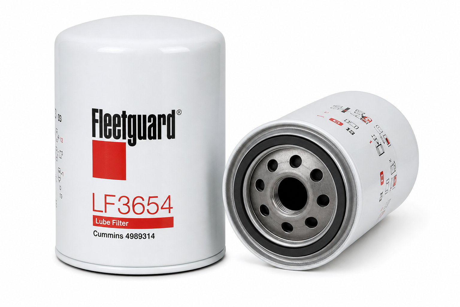 FLEETGUARD LF3654 Lube Filter, Spin-On