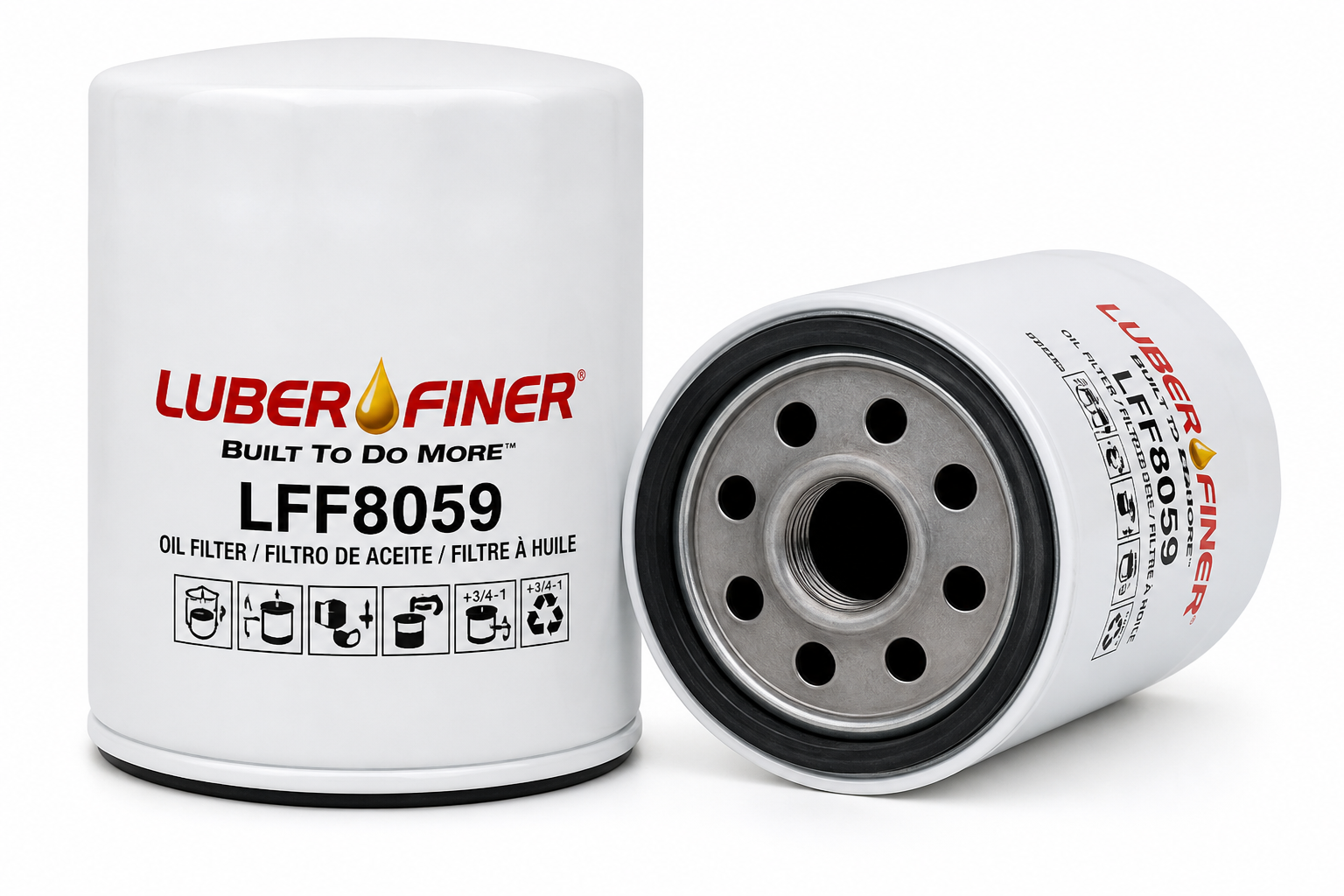 LUBER-FINER LFF8059 Luberfiner LFF8059 4" Spin-on Oil Filter