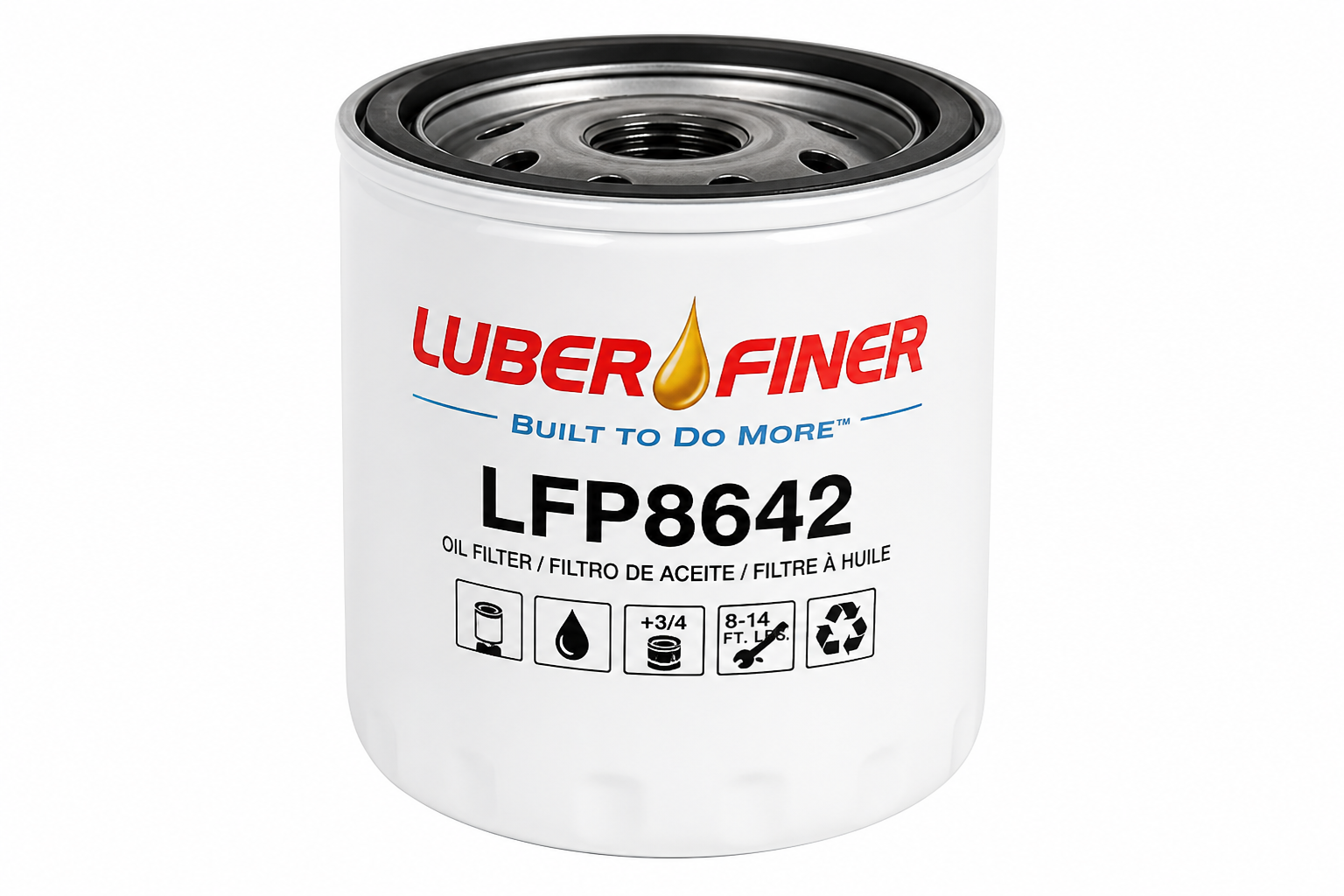 LUBER-FINER LFP8642 Luberfiner LFP8642 MD/HD Spin-on Oil Filter